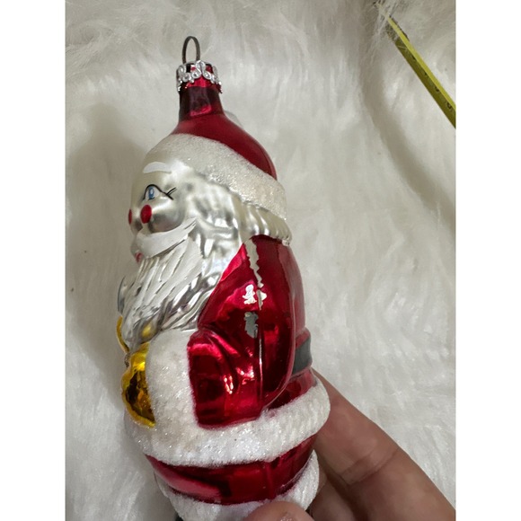Christopher Radko  Vintage Santa Claus Christmas Ornament Glass - Picture 4 of 5